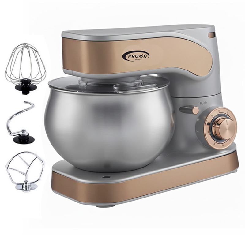 Robot Pétrin PROVA PE-3004 1300 Watts - Gris&Gold