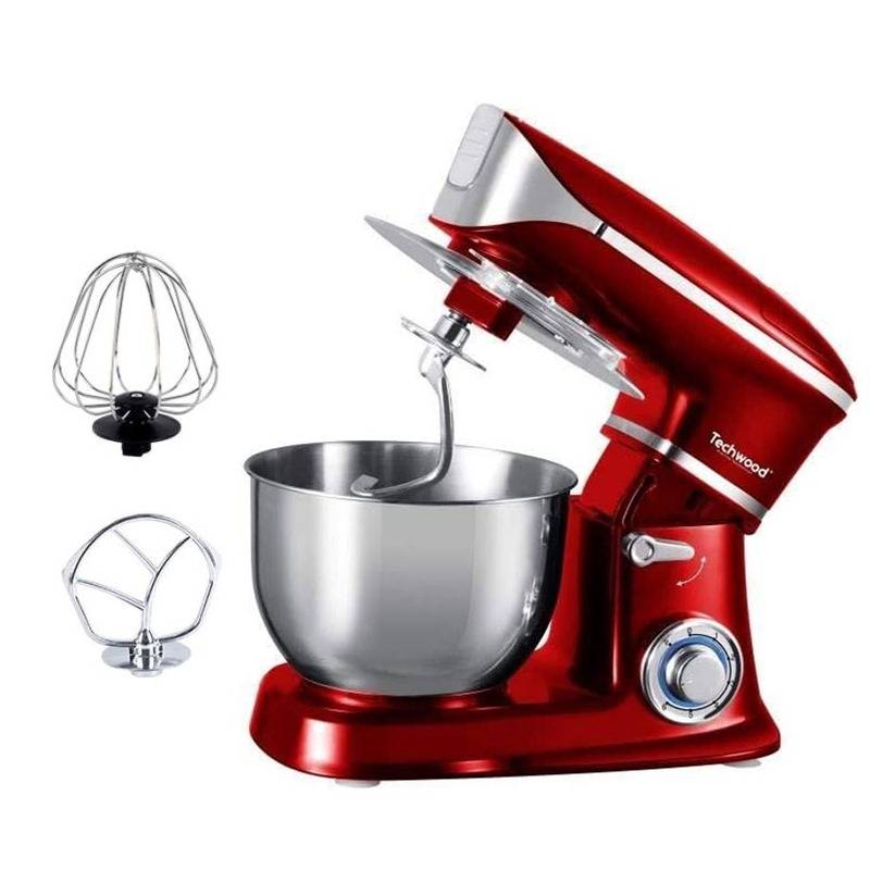 Robot Pétrin TECHWOOD TCDR-135 6.5 Litres 1300W - Rouge
