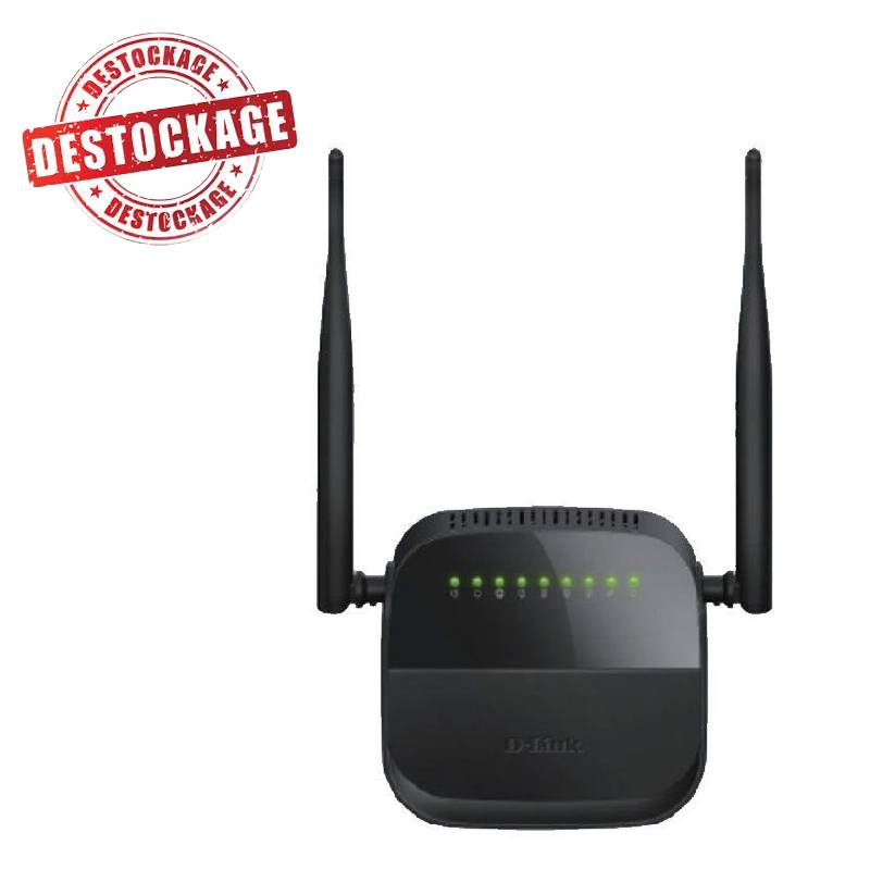 Routeur Sans fil D-LINK DSL-124 N300 ADSL2+ 4 ports Fast Ethernet 10/100BASE-TX