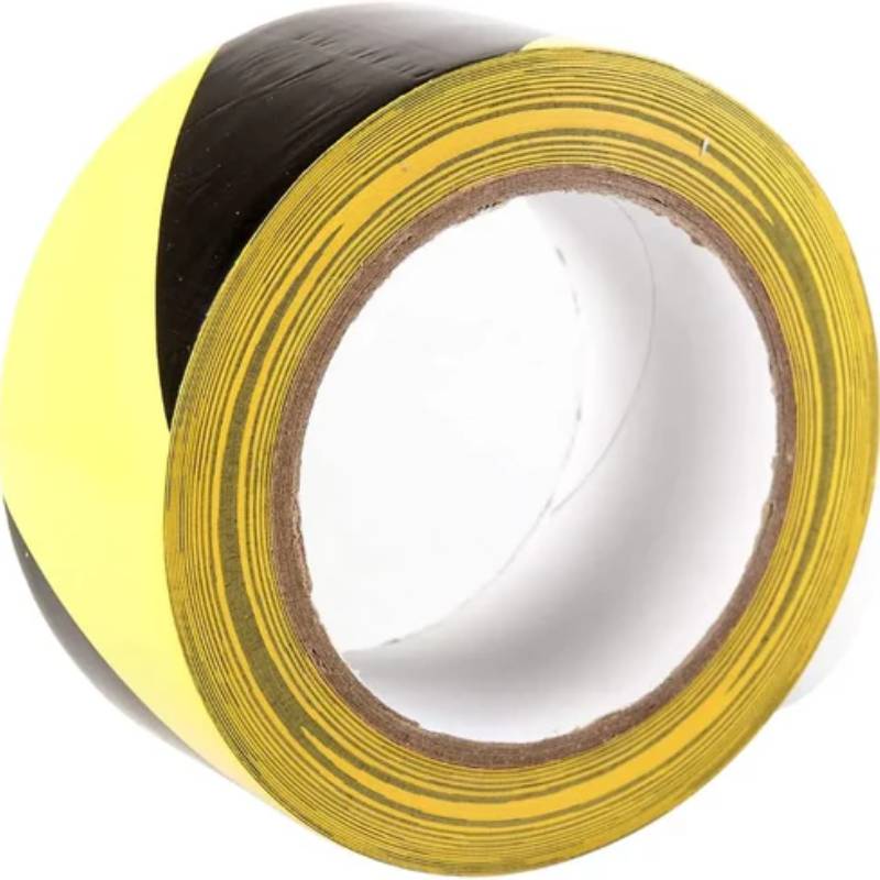 Ruban adhésif BOSS TAPE De Marquage Au Sol Jaune&Noir 25m x 48mm