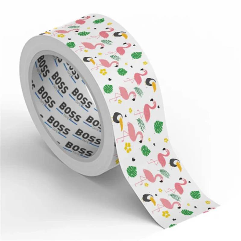 Ruban Adhésif BOSS TAPE Décoratif Flamingo 25m x 45mm