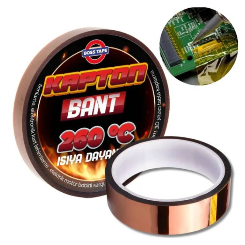 Ruban Kapton BOSS TAPE Resistant A Haute Temperature +260°c