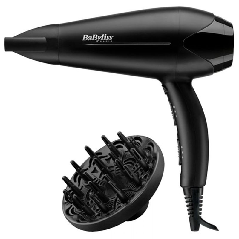 Sèche Cheveux BABYLISS Avec Diffuseur D563E 2100W - Noir