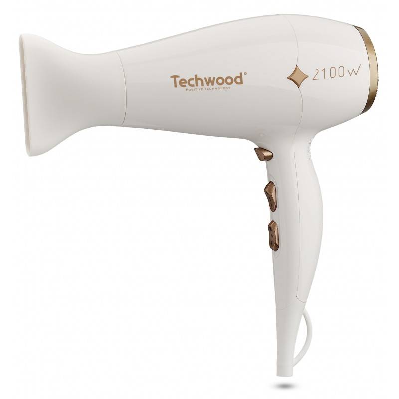 Sèche Cheveux pro TECHWOOD TSC-2101 2100W - Blanc