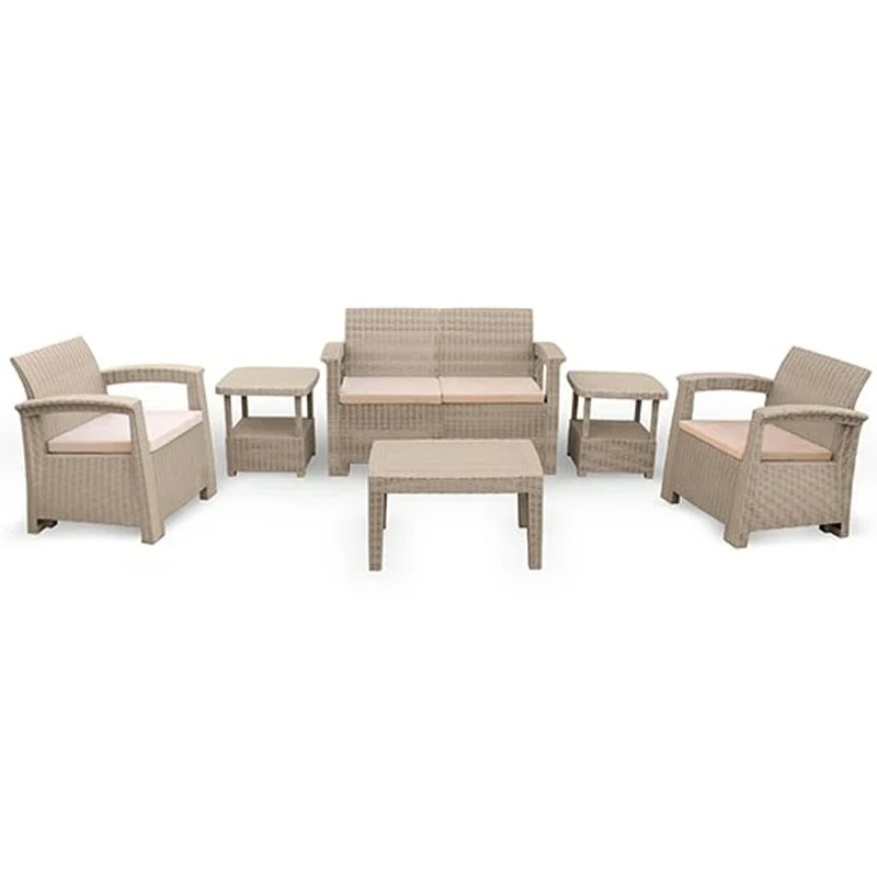 Salon de jardin SOFPINCE Syphax 4 places - Grége