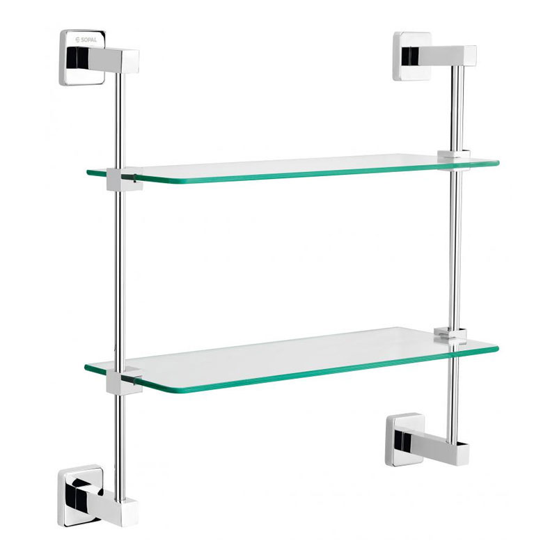 Tablette Double En Verre Ward SOPAL SB47A04