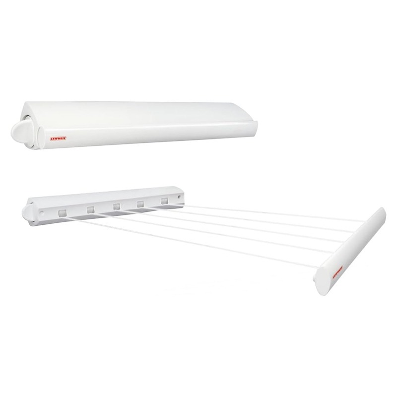 Séchoir mural LEIFHEIT Rollfix 210 Longline - Blanc