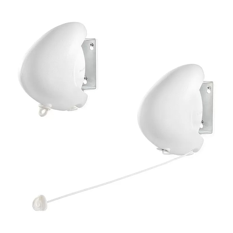 Séchoir mural LEIFHEIT Rollfix Single 80 Longline - Blanc