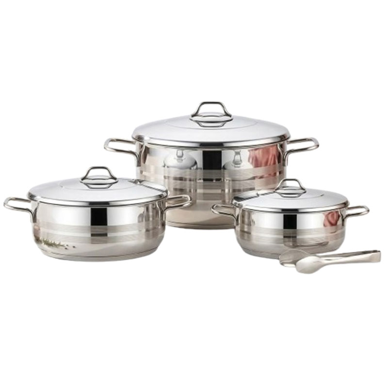 Set De 3 Faitouts VIVALDI Rose 24cm,26cm&28cm - Inox