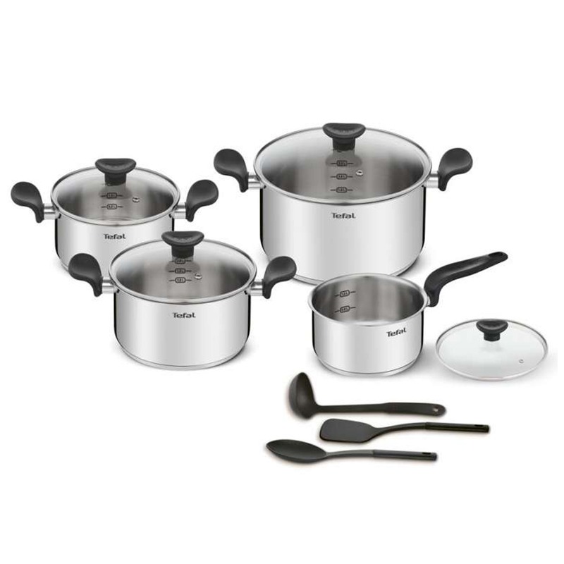 Set De Cuisine TEFAL 11 Piéces - Inox