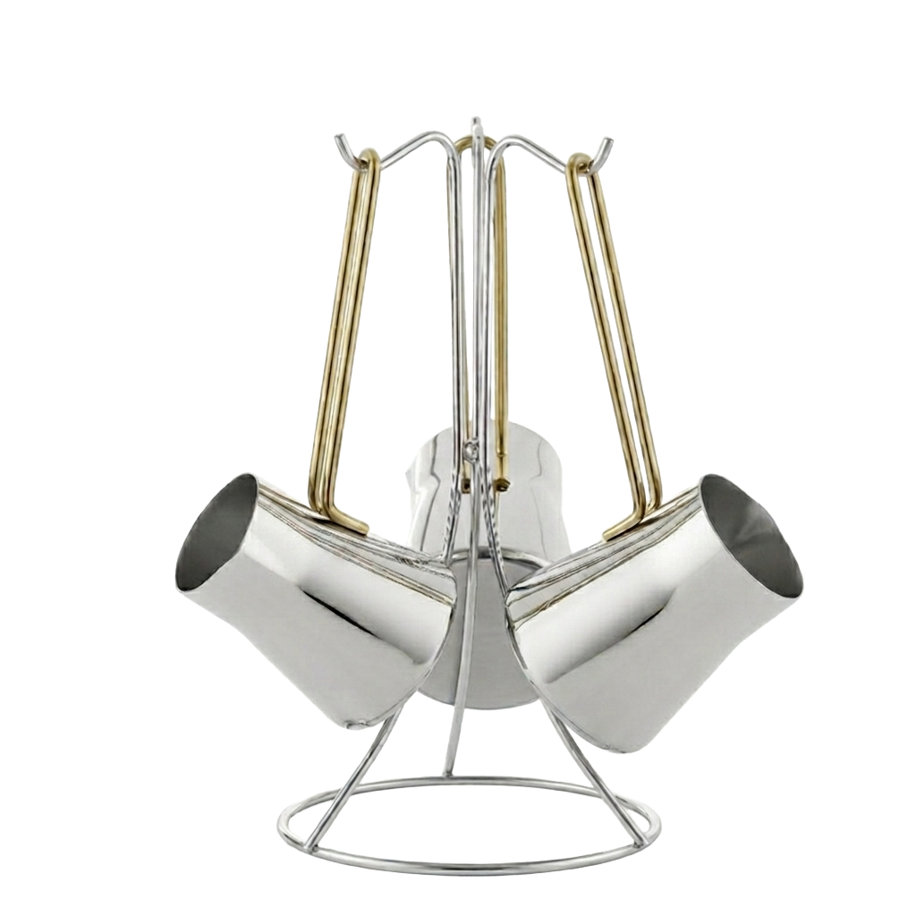 Set de 3 Zazoua VIVALDI 743 Avec Support - Silver&Gold