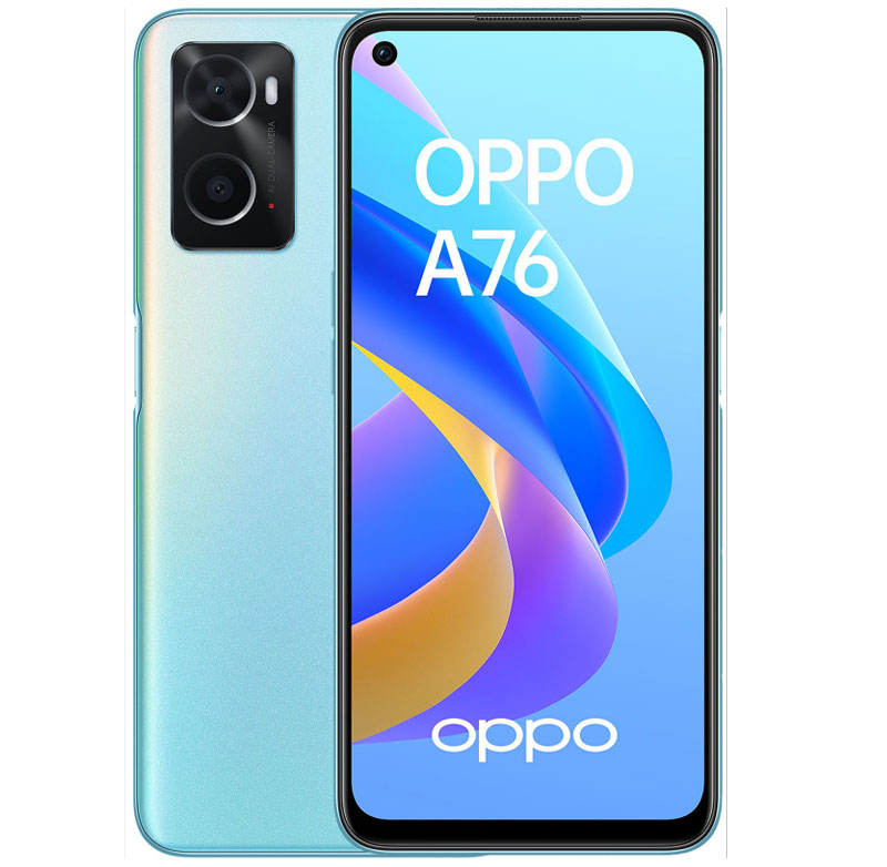 Smartphone OPPO A76 6Go 128Go - Bleu