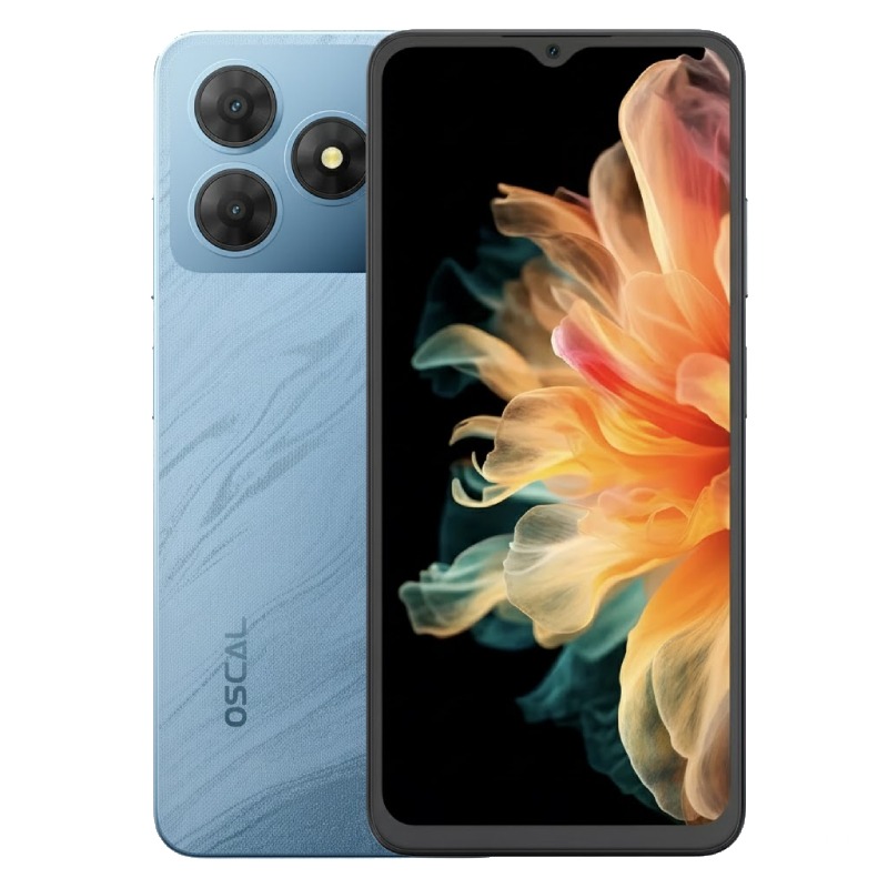 Smartphone OSCAL Flat 2 18Go 256Go - Bleu