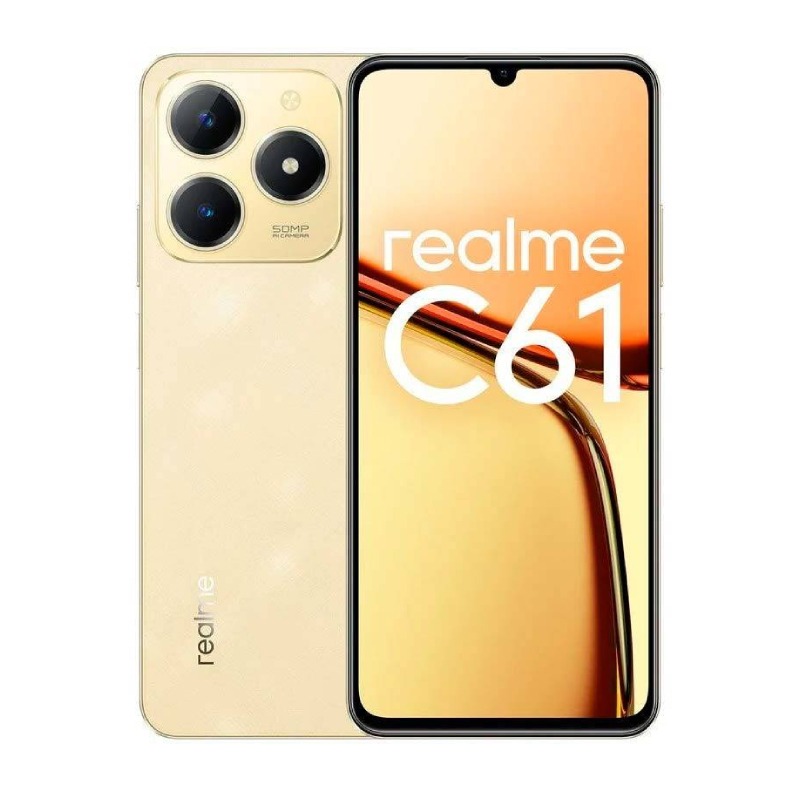 Smartphone REALME C61 6Go 128Go - Or scintillant