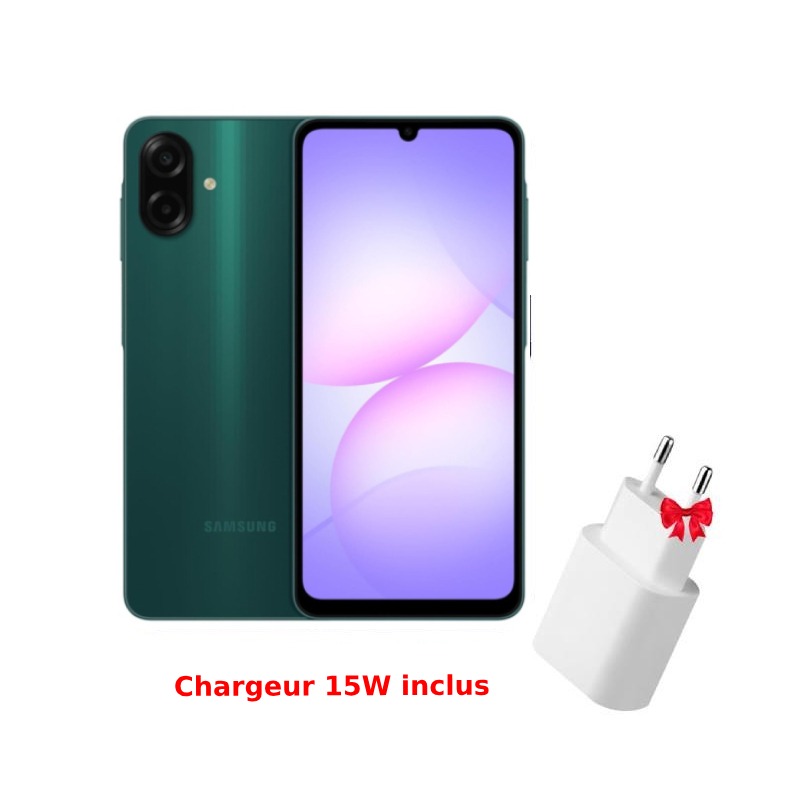 Smartphone SAMSUNG GALAXY A07 TA 12Go 128Go - Vert