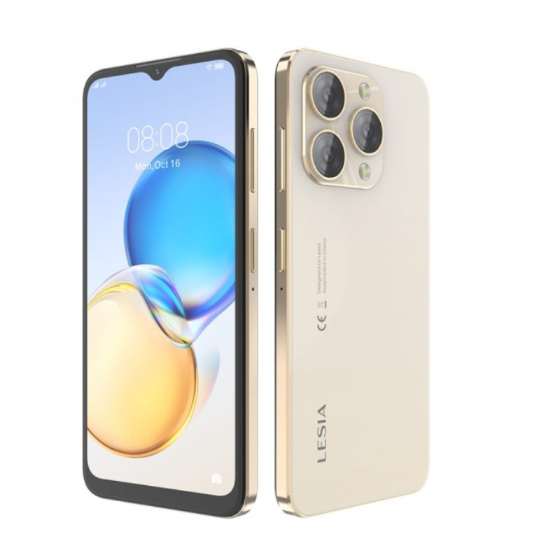 Smartphone Lesia Bright - 4+4GO/64GO - Gold