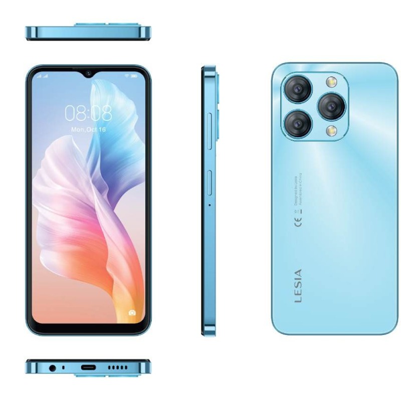 Smartphone LESIA Bright 4G 8Go 64Go - Sky blue