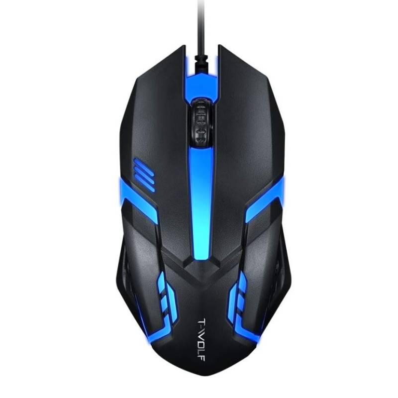 Souris Filaire T-Wolf V1 S000022 - Noir