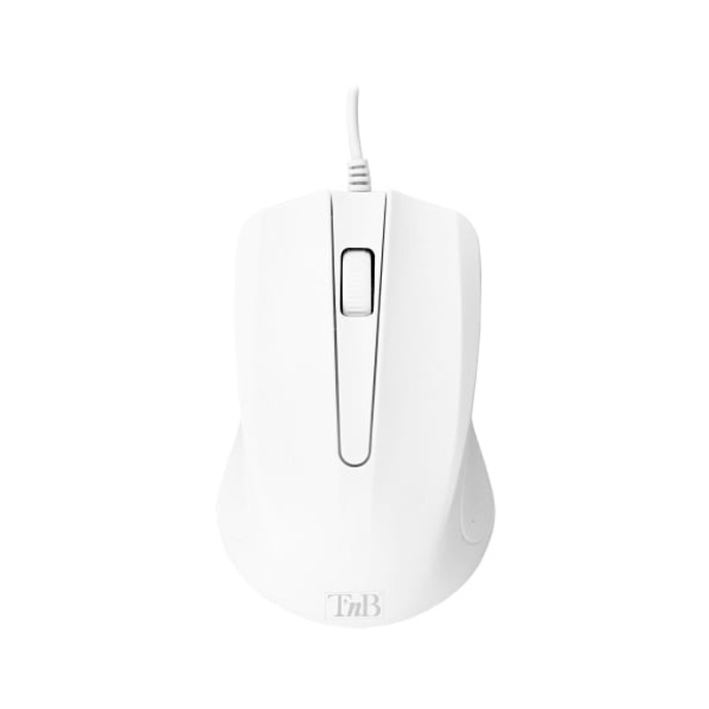 Souris Filaire TNB SHARK USB-A - Blanc
