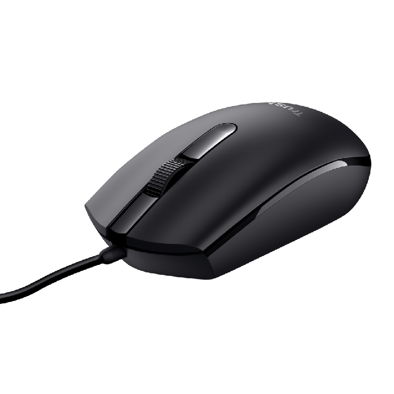 Souris Filaire TRUST BASI - Noir