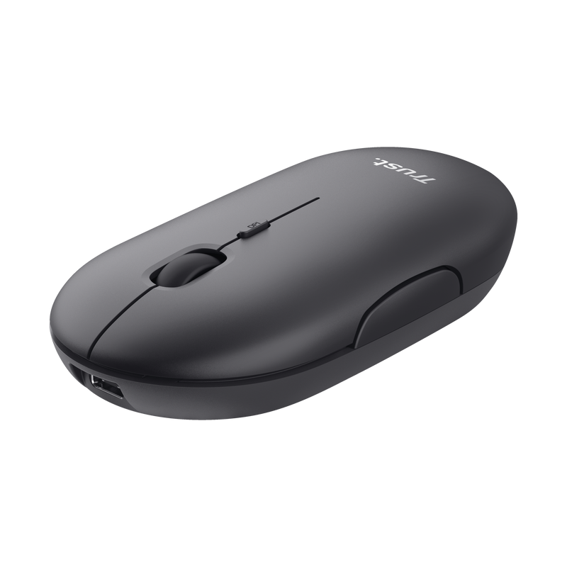 Souris Sans Fil TRUST PUCK ULTRA FINE  Rechargeable -Noir