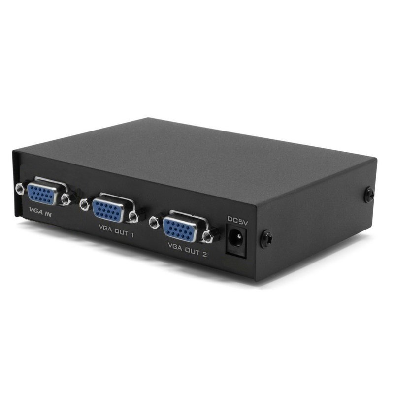 Splitter VGA Mâle Vers VGA Femelle - Noir
