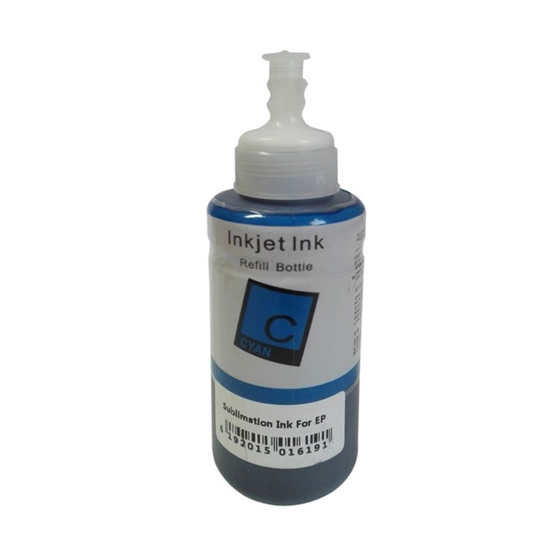Bouteille d'encre Sublimation Compatible EPSON 100 ml - Cyan