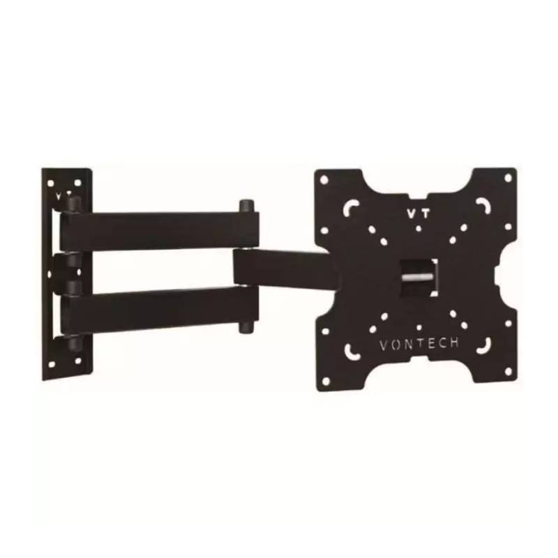 Support Mural Mobile VONTECH Pour TV 22'' - 49'' - Noir