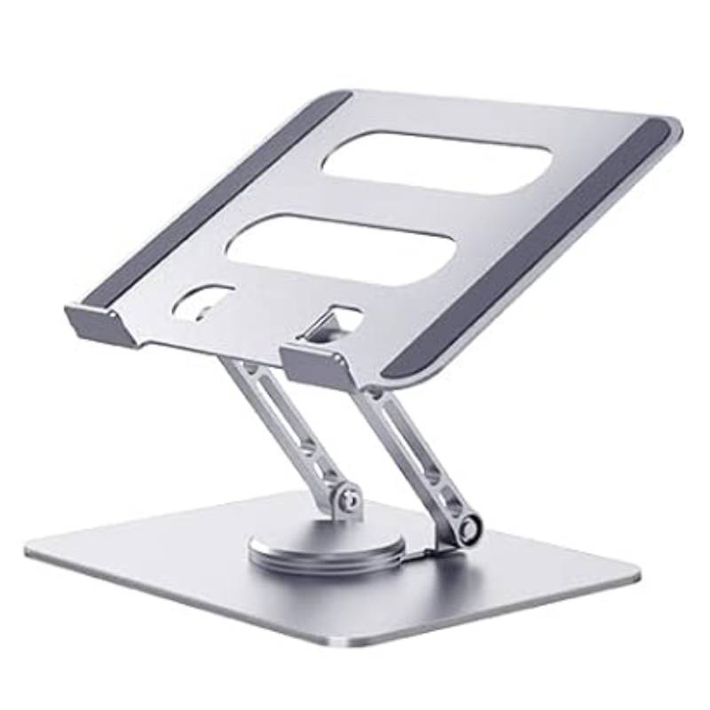 Support Pour PC Portable Rotatif 360° Degré En Alliage d'Aluminium