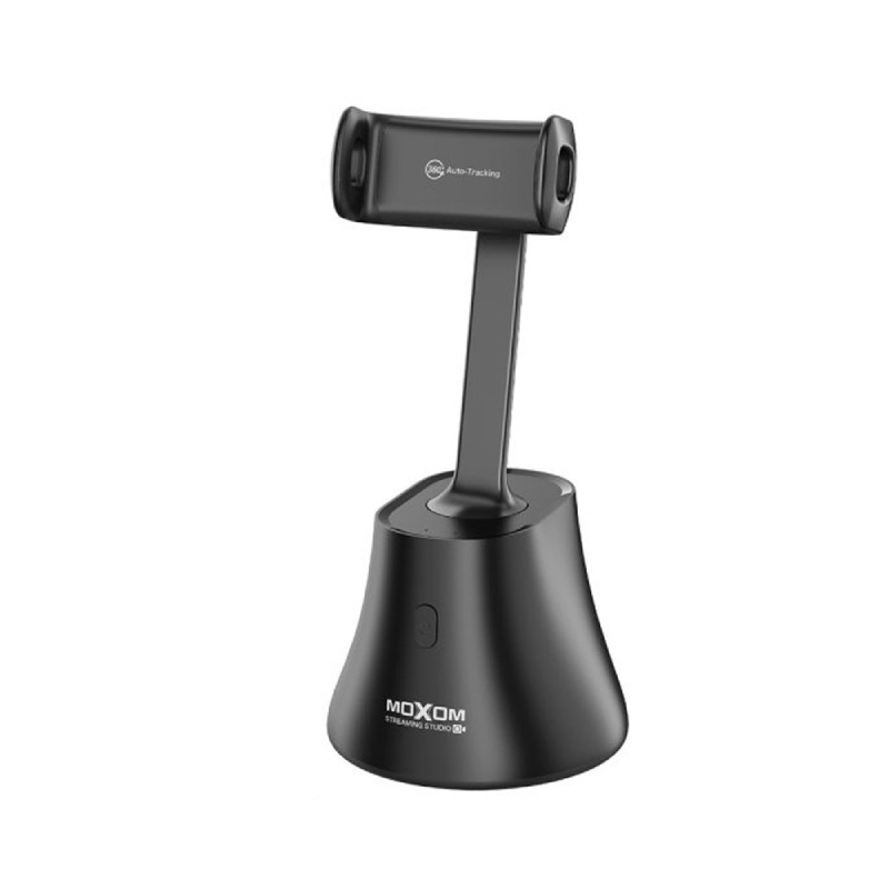Support Smartphone MOXOM De Suivi Automatique a Rotation 360° - Noir