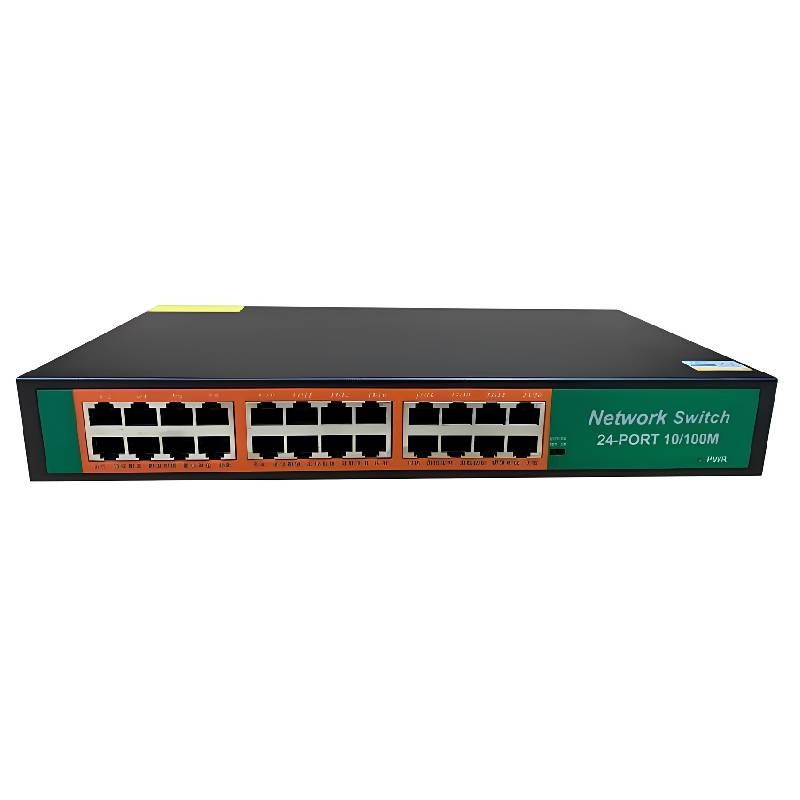 Switch 24 Ports 10/100 Mbps Rackable - Noir