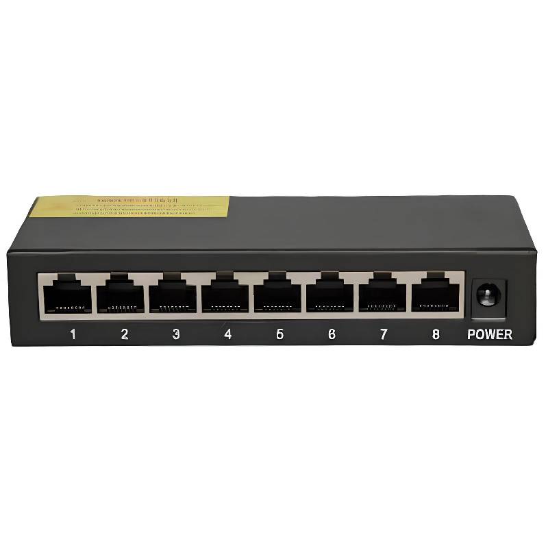 Switch 8 Ports 10/100 Mbps - Noir