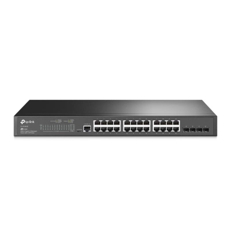 Switch Administrable TP-LINK TL-SG3428 JetStream 24 Ports Avec 4 ports SFP