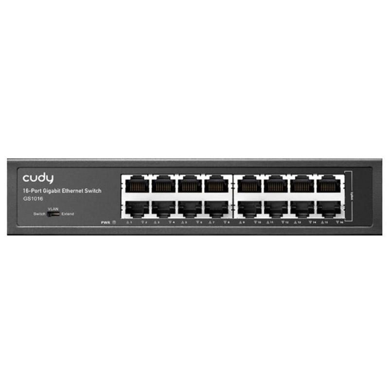 Switch CUDY GS1016 16 Ports Gigabit RJ45 + 1 Port VLAN