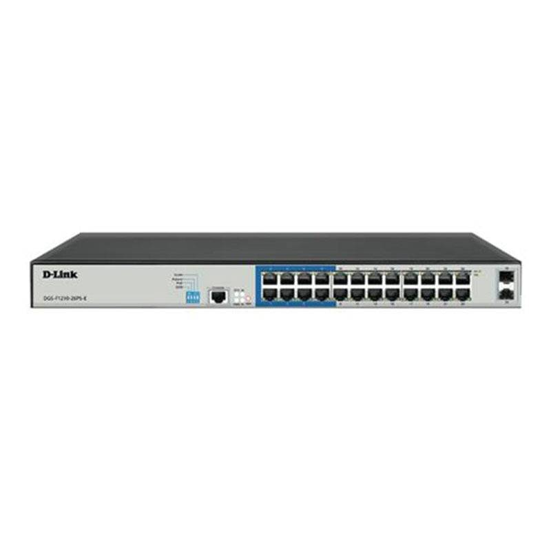 Switch D-Link DGS-F1210-26PS-E 24 Ports Gigabit Long Range Managed PoE+