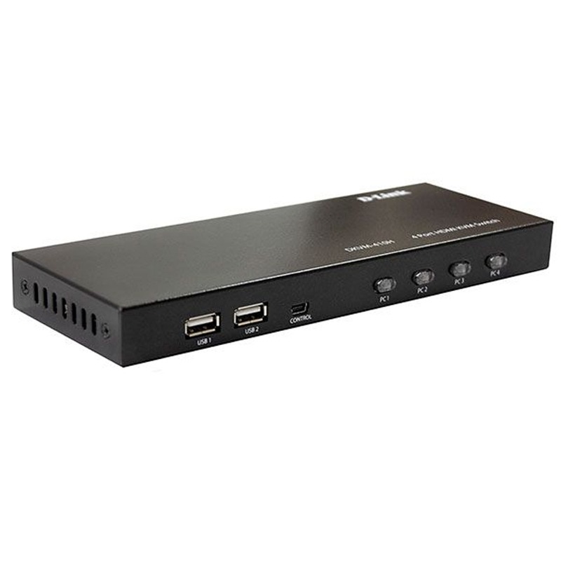 Switch D-Link KVM DKVM-410H HDMI & USB - Noir
