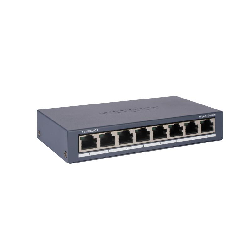Switch De Bureau HIKVISION DS-3E0508-O 8 PORTS 10/100/1000 Mbps - Noir