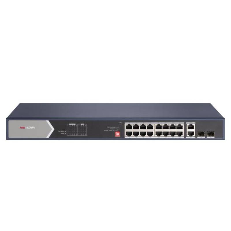 Switch HIKVISION DS-3E0520HP-E 16 Ports Smart PoE avec 2 SFP Gigabit