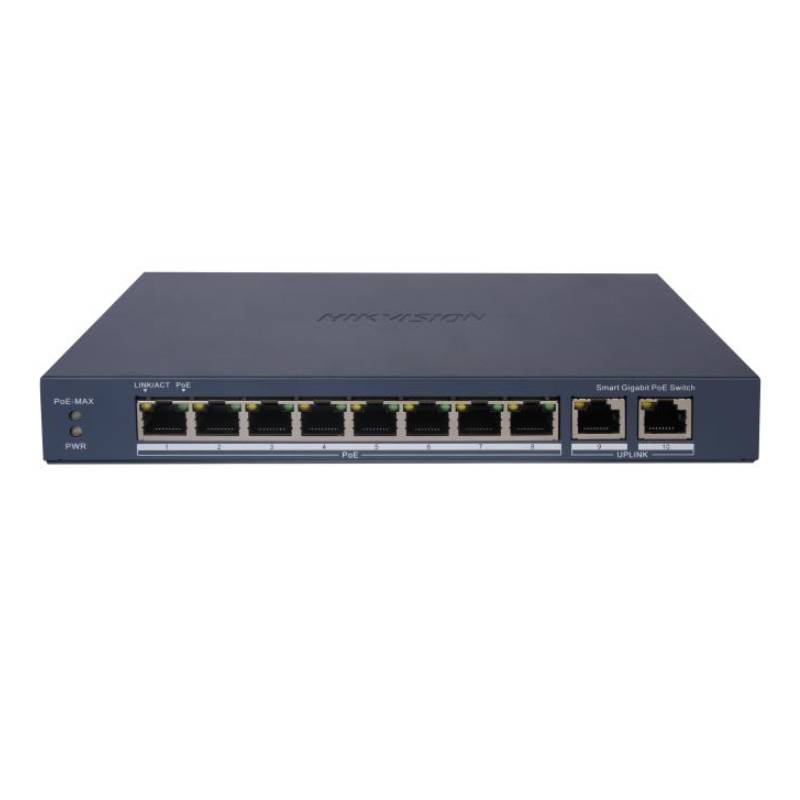 Switch HIKVISION DS-3E1510P-EI 8 Ports Gigabit Smart PoE et 1 RJ45