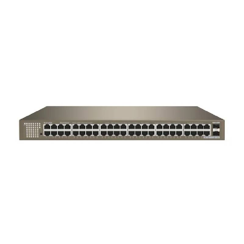 Switch TENDA TEG1050F 48 Ports 10/100/1000 RJ45 +2 1000M SFP 1U 19"