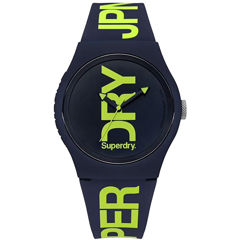 Montre Homme SUPERDRY Urban Stealth SYG-189UN 42mm Bleu & Vert