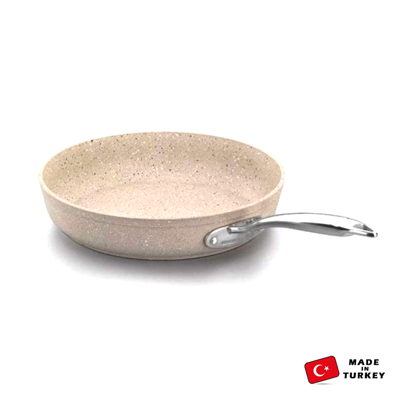 Poêle En Granite KORKMAZ 24 x 4.7 CM - Crème