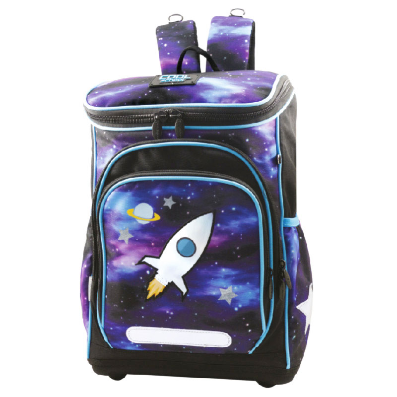 Sac à Dos Primaire COOL SCHOOL Ergo Space Taille M Pour Garçon - Noir&Bleu