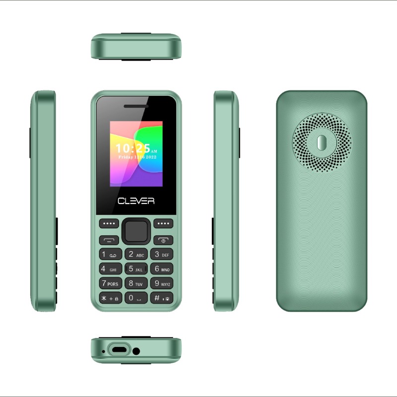 Téléphone Portable Clever C4 - Vert