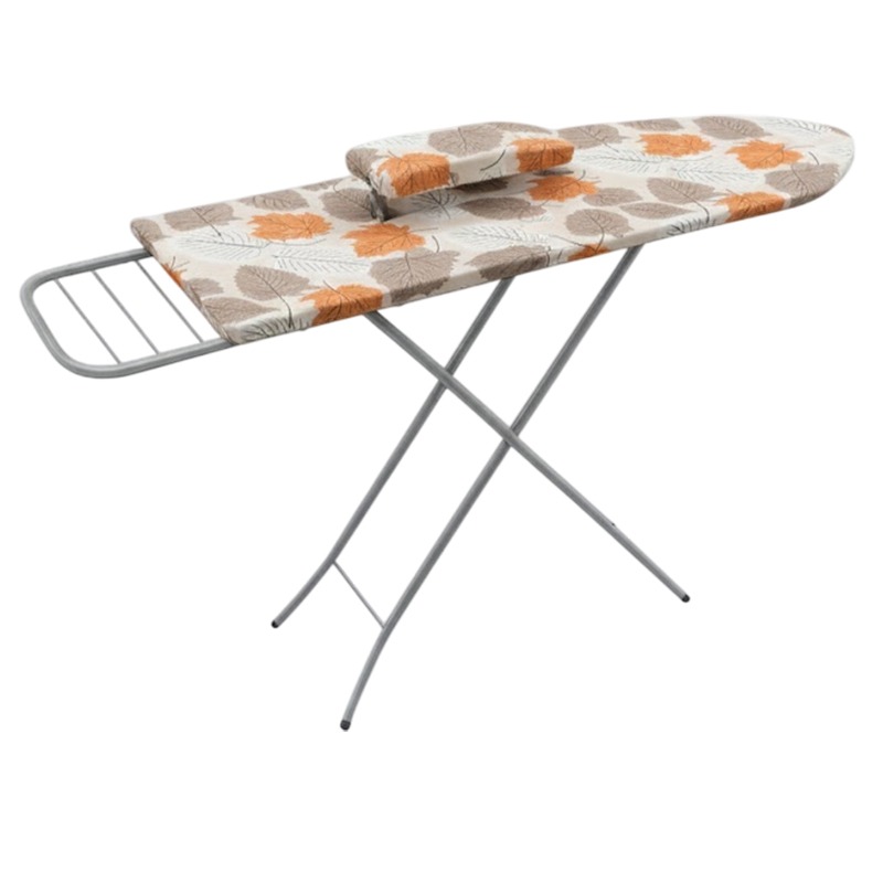 Table à Repasser Avec Petite Table Intégrée 105 x 30 cm - Marron