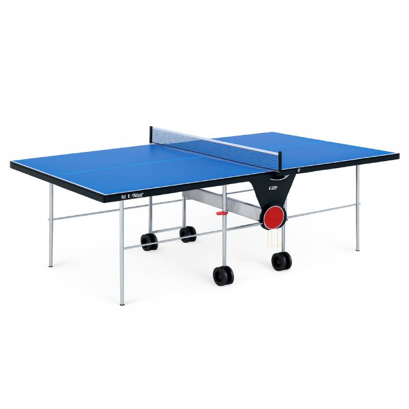 Table Ping-pong Garlando C-113E training extérieur + roue - Bleu