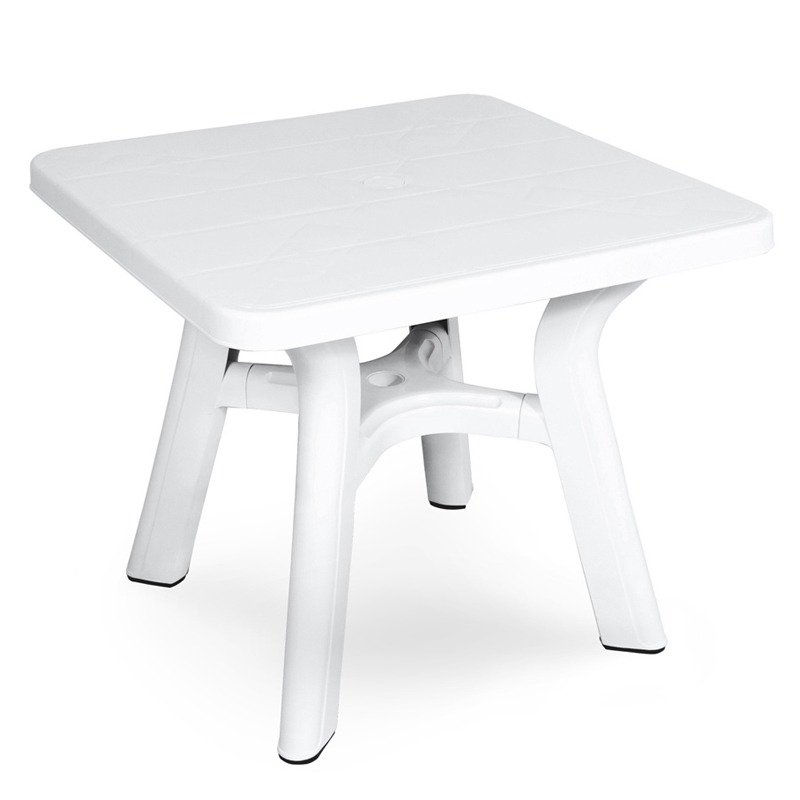 Table Plastique Carré Sarra - Blanc