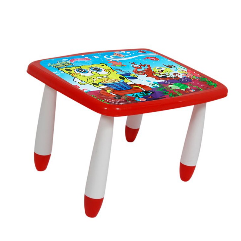 Table Smile Rectangulaire pour Enfant - Rouge