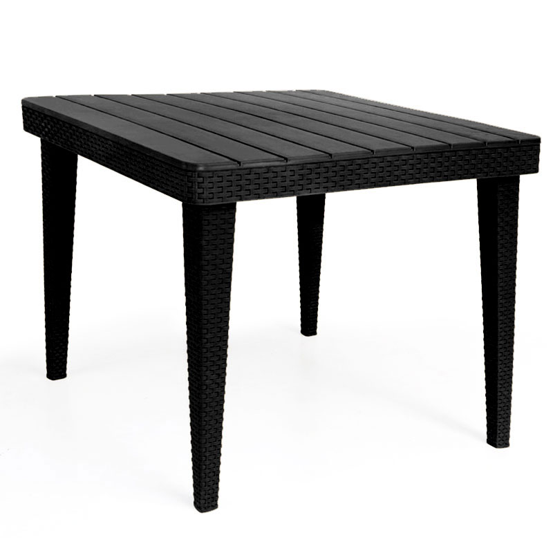 Table SOTUFAB en Plastique Stockholm 90cm - Noir