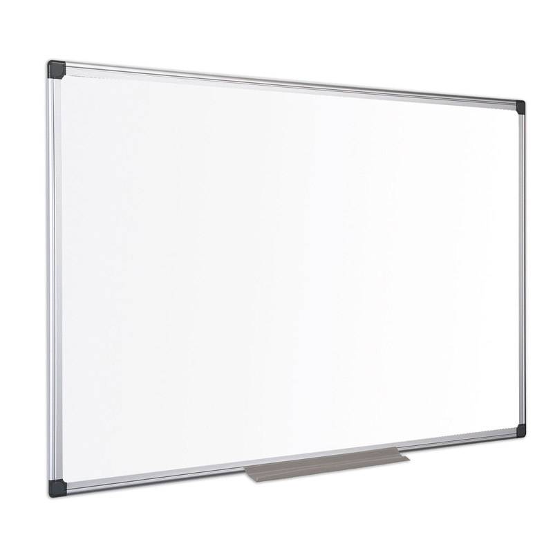 Tableau Blanc Magnétique Double Face Avec Cadre En Aluminium 150x100cm